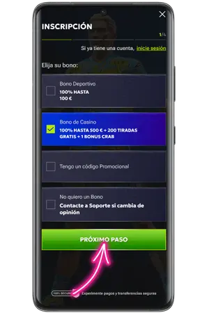 Elige tu bono de bienvenida en RtBet Casino