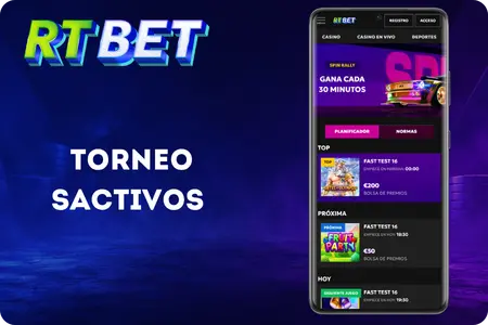 Torneos activos: Spin Rally, Drops & Wins y más